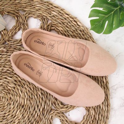 5. eVento W EVE205B suede ballet flats, beige