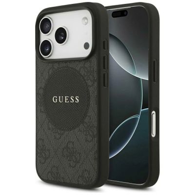 9. Guess 4G Circle Classic Logo MagSafe case for iPhone 17 Pro - black