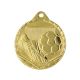 Gold steel medal - Football