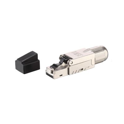 Equip 121172 RJ-45 Plug Black, Stainless Steel