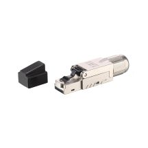 Equip 121172 RJ-45 Plug Black, Stainless Steel