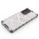 4. Honeycomb case armored cover with a gel frame for Samsung Galaxy A73 blue