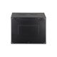 28. DYNAmic 19" 9U wall-mounted network cabinet 600x450, glass door, black, undivided, assembled, 60kg