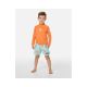 2. Boy's Lycra RIP CURL Waves Upf L/S-Boy orange