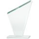 6. Glass trophy with a broken base