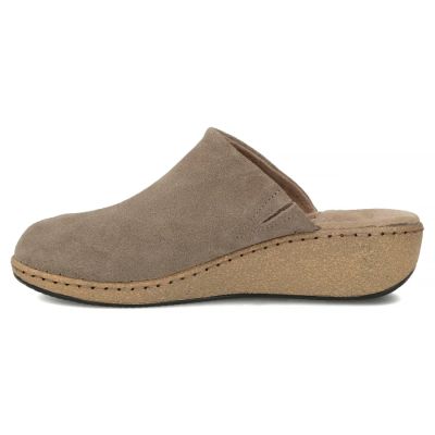 3. Filippo DK7567 Taupe Leather Wedge Sandals