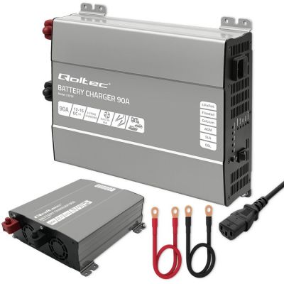 7. Monolith Charger for LiFePO4 AGM GEL SLA Batteries 90A 12V, Fast Charging