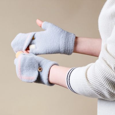 6. Women's/children's winter phone gloves - gray