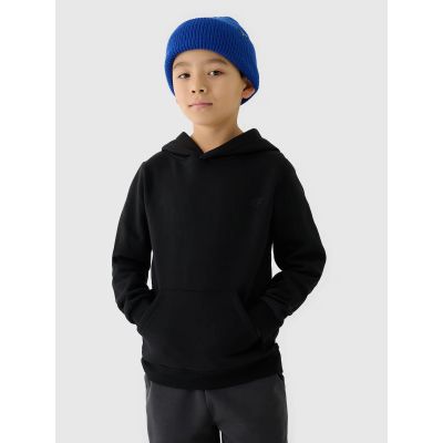 Boy's sweatshirt with hood, open, 4F Junior 4FJWMM00TSWSM1292-20S