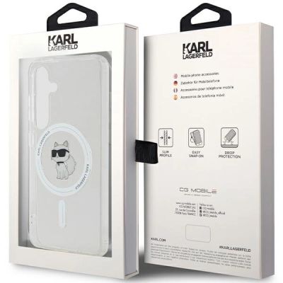 8. Karl Lagerfeld IML Choupette MagSafe case for Samsung Galaxy S24 - transparent
