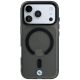 4. BMW Sign Frosted IML & Metal Logo MagSafe Case for iPhone 17 Pro / 18 Pro - Black