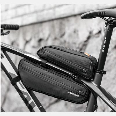 2. Rockbros two-piece bicycle frame bag