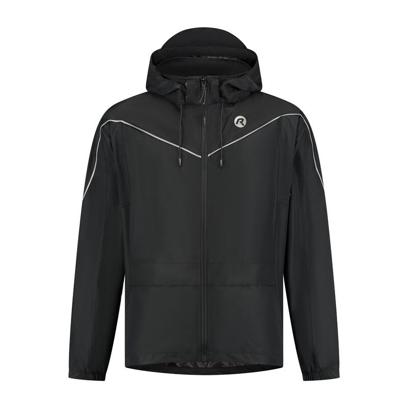 Rogelli ESSENTIAL rain jacket black M