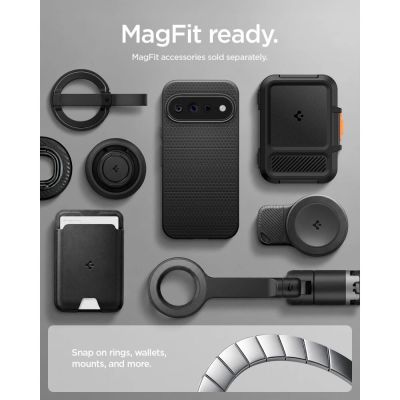 11. Spigen Liquid Air Mag MagSafe Case for Google Pixel 11 Pro XL - Matte Black