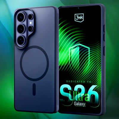 12. 3mk Smoke MagCase for Samsung Galaxy S26 Ultra - Gray-Translucent