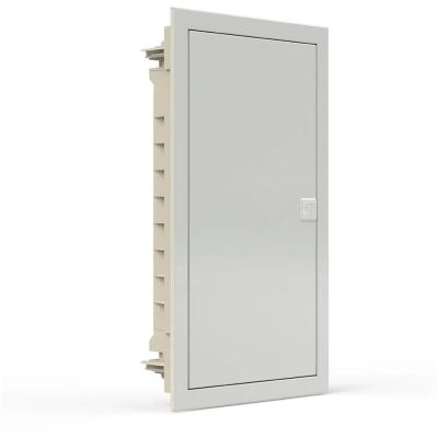 Plastic installation housing with metal door, flush-mounted, IP40, 3 rows, 36 modules Noark PMF 36 107103