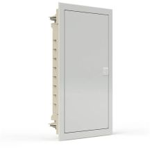 Plastic installation housing with metal door, flush-mounted, IP40, 3 rows, 36 modules Noark PMF 36 107103