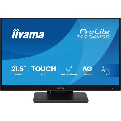 9. Monitor iiyama T2254MSC-B2AG 21.5" Optical Bonded PCAP 10P Touch Anti Glare MPP2.0 active stylus supported 1920x1080