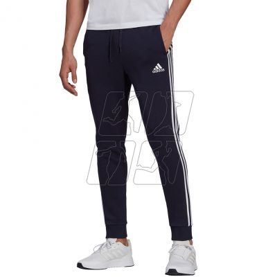 2. Adidas Essentials Fleece Tapered Cuff 3-Band M GK8823 pants
