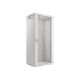 6. LANBERG WALL-HUNG CABINET 19" 27U 600X450 (GLASS DOOR, GRAY RAL7035)