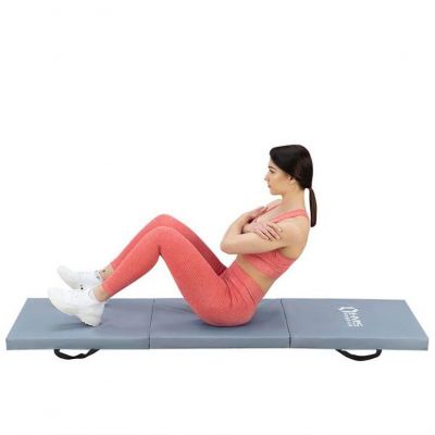 9. HMS MGS02 foldable gymnastics mattress gray 1800x600x500mm