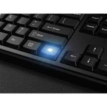 Kensington KM270 EQ keyboard RF Wireless + Bluetooth Black