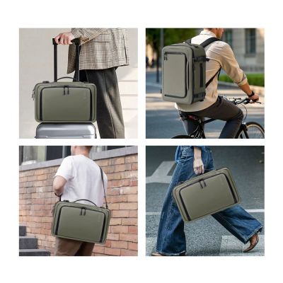 8. Tech-Protect Defender S50 Backpack for Ryanair & Wizzar, 20L Laptop - Olive