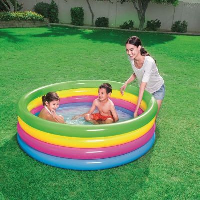 5. Bestway 4 Rings Inflatable Pool 3422 51117
