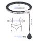 12. HHM15 HULA HOP BLACK WITH MAGNET AND WEIGHT + HMS COUNTER