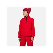 Rossignol Jr Strawpile Fleece Half-Zip Pullover, red