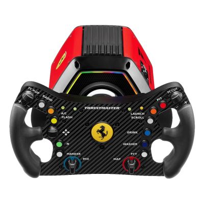 2. Thrustmaster T818 Ferrari 488 GT3 Simulator Black, Red USB Steering Wheel + Pedals Analog/Digital PC