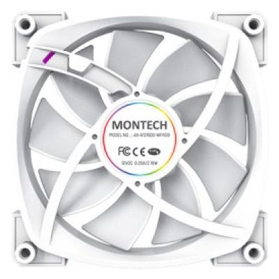 3. Montech AX120 PWM ARGB fan, 3 pcs, White - 120mm