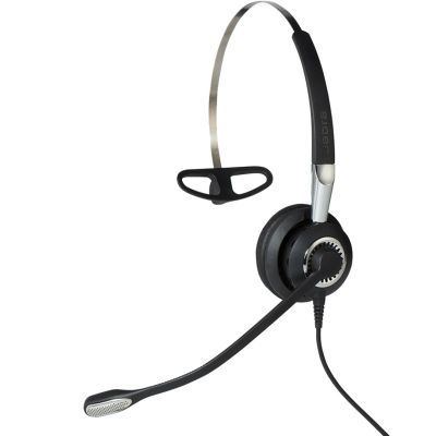 Jabra 2406-820-204 Headphones/Headset Wired Neckband, On-Ear, Headband Office/Call Center Black, Silver