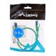 3. LANBERG PATCHCORD S/FTP CAT.6A 0.5M GREEN LSZH CCA (FLUKE PASSED) PCF6A-10CC-0050-G
