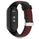 2. Tech-Protect IconBand Air Strap for Xiaomi Smart Band 8 / 9 / 10 / NFC - Black and Red