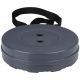 3. FISHING CHAIR TOURIST FOLDING STOOL GRAY diameter 25cm height 45.3cm