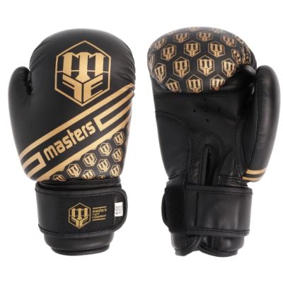 RPU-20 MASTERS Boxing Gloves 4 oz Black and Gold