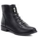 5. Women's black flat ankle boots M.Daszyński SA62-126