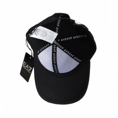 5. EA7 Emporio Armani Black Baseball Cap - 247088 CC010 28521
