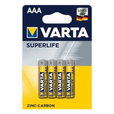 VARTA Superlife R03 AAA zinc-carbon battery pack (Zn-C; x 4)