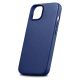 7. iCarer Case Leather cover for iPhone 14 Plus genuine leather case blue (compatible with MagSafe)