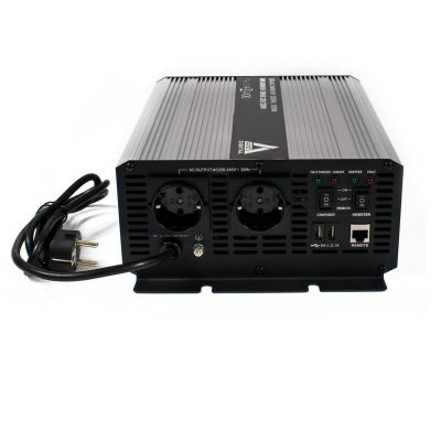 4. Uninterruptible power supply (UPS + AVR) 12V UPS-2000SR Sinus 2000W/1000W 12V/230V