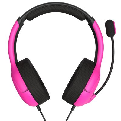 4. PDP Nebula Wired Headband Gaming Headset Black, Pink