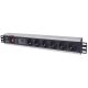 6. Intellinet 713962 PDU 6-Outlet Power Distribution Unit 1.5U Black