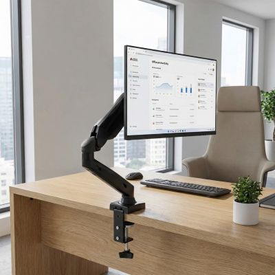 15. Maclean MC-860 desk mount for monitors (desktop; 13" - 27"; max. 8kg)
