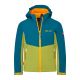 Trollkids Kristiansand Softshell Jacket pear green/lagoon green/Sunset in the Sahara (320-360)