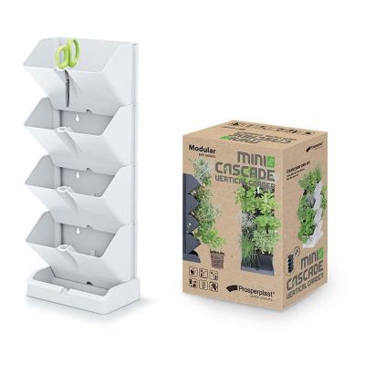 2. VERTICAL GARDEN FLOWER BED STANDING WHITE