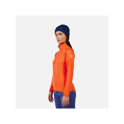 4. ROSSIGNOL W MID LAYER STRETCH HZ women's sweatshirt orange