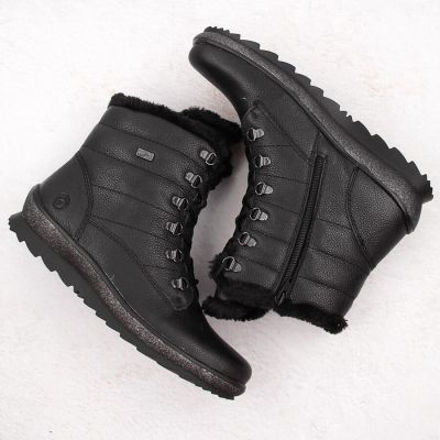 17. Remonte W RKR629B insulated leather ankle boots, black