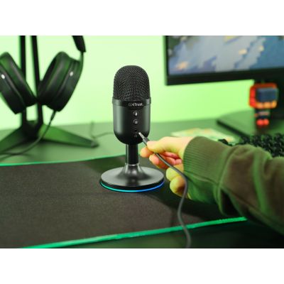 9. TRUST GXT234 YUNIX USB MICROPHONE black (25372)